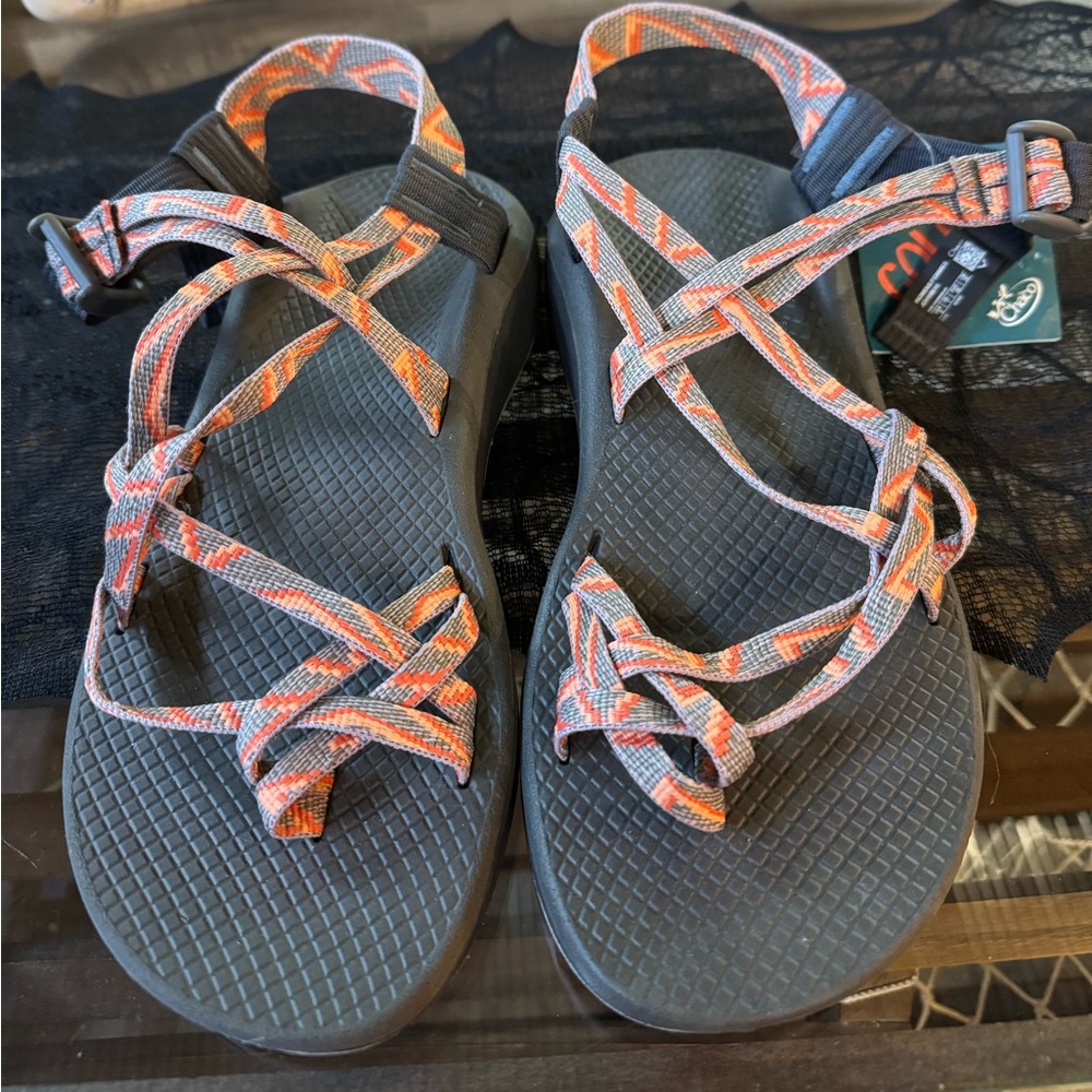 Chaco Women's 9 Z/Cloud X2 Sandals - Zigzag Tiger